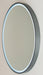 Sphere Gun Metal Round Backlit LED Bathroom Mirror - SHINE MIRRORS AUSTRALIA