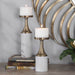 Uttermost Castiel Marble Candleholders, Set of 2