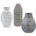 Uttermost Natchez Geometric Vases Set of 3