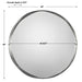 Uttermost Ohmer Round Wall Mirror - SHINE MIRRORS AUSTRALIA